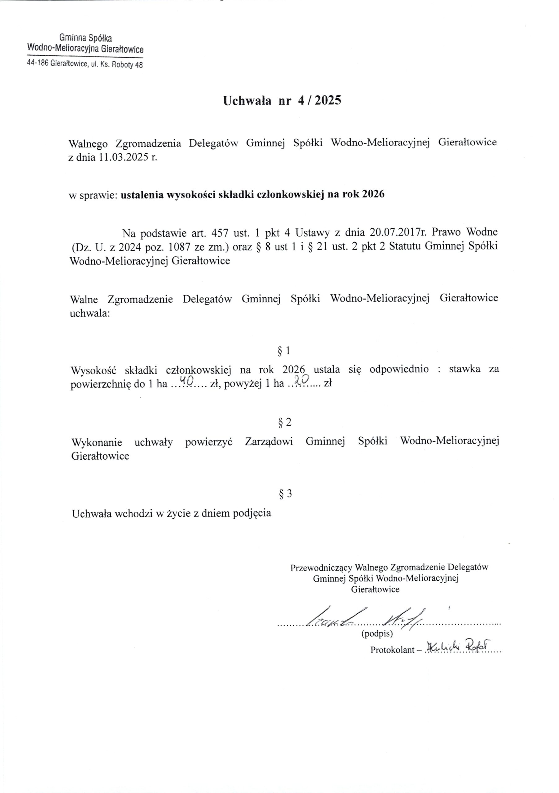 Gierałtowice-uchwała_składki-2026